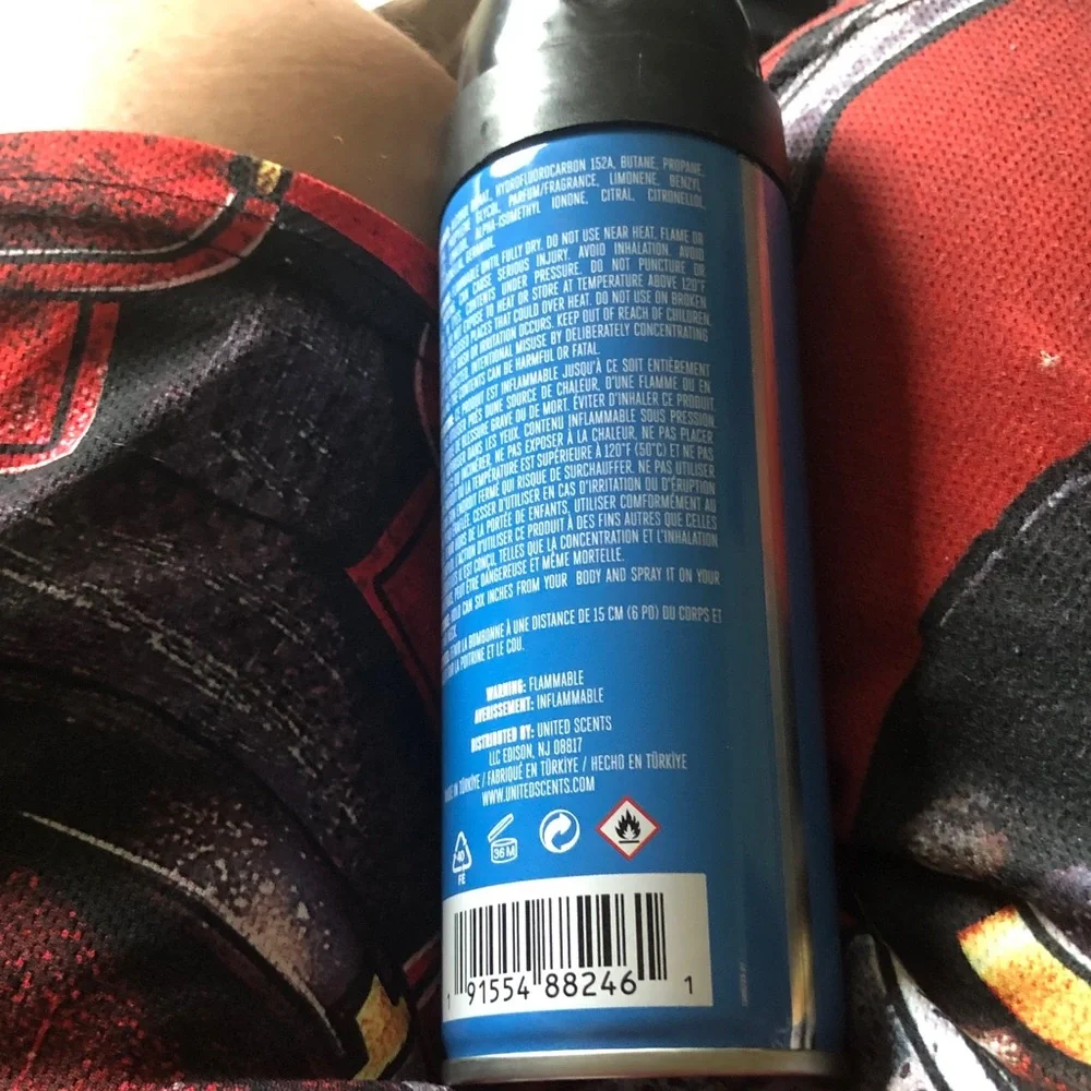 Men’s Blue Body Spray - Fresh Scent